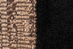 Alfombra natural con relieve negro: PAL9489NOI PALMA