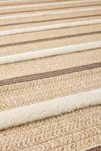 Tapis aspect jute - Palma - Motif de zèbre PALMA