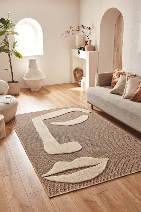Palma carpet 9493 white: PAL9493BLA PALMA
