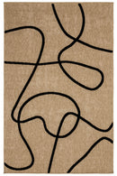 Tapis Palma 9492 - Motif Graphique - Noir - Intérieur