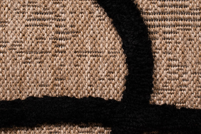 Tapis Palma 9492 - Motif Graphique - Noir - Intérieur