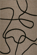 Tapis Palma 9494 - Motif Graphique - Noir - Intérieur