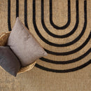 Tapis Palma 9495 - Motif Graphique - Noir - Intérieur