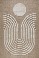 Tapis Palma 9499 - Motif Graphique - Blanc - Intérieur