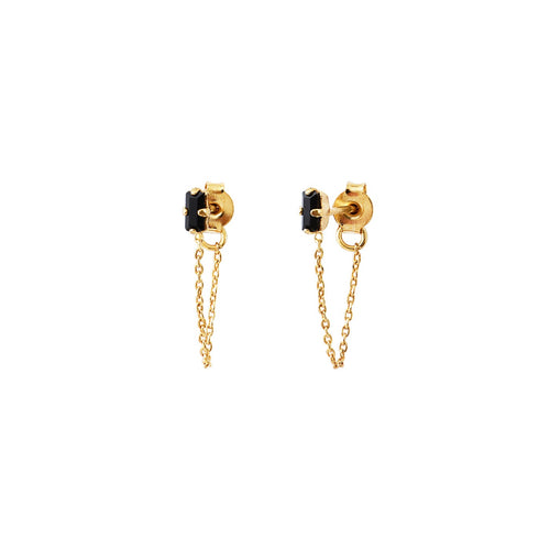 Boucles D'Oreilles Dorées Petit Modèle Palace Jet