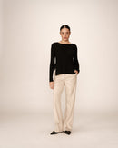 Pullover With Ties Black Palmer