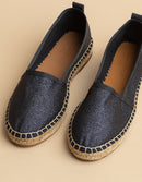 Espadrilles Paloma - Toile Glitter Marine - Femme