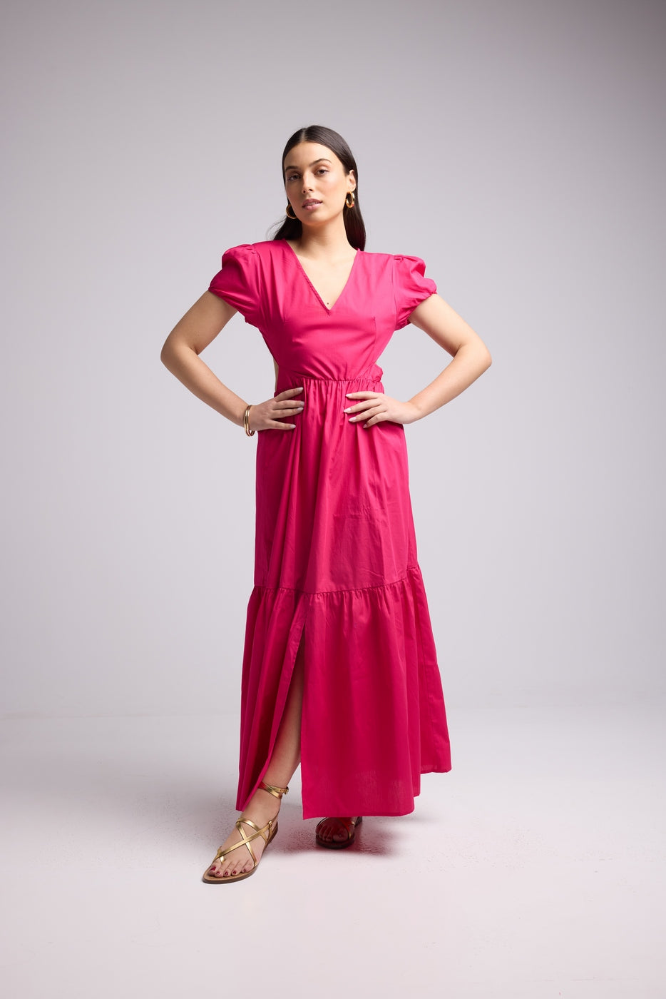 Vestido Largo - Paloma - Rosa