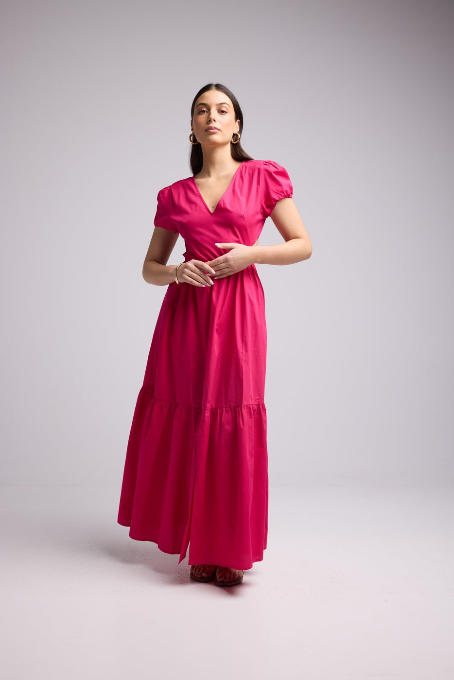 Vestido Largo - Paloma - Rosa