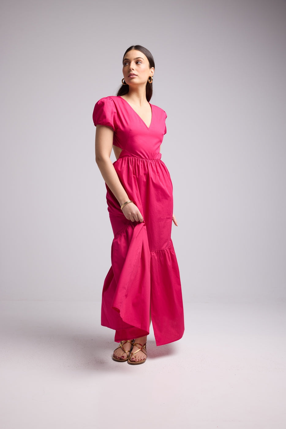 Vestido Largo - Paloma - Rosa