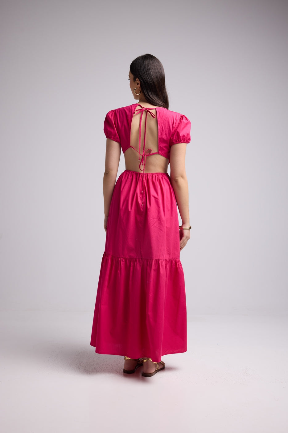 Vestido Largo - Paloma - Rosa