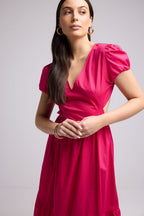Vestido Largo - Paloma - Rosa