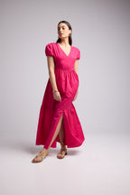 Robe Longue - Paloma - Rose