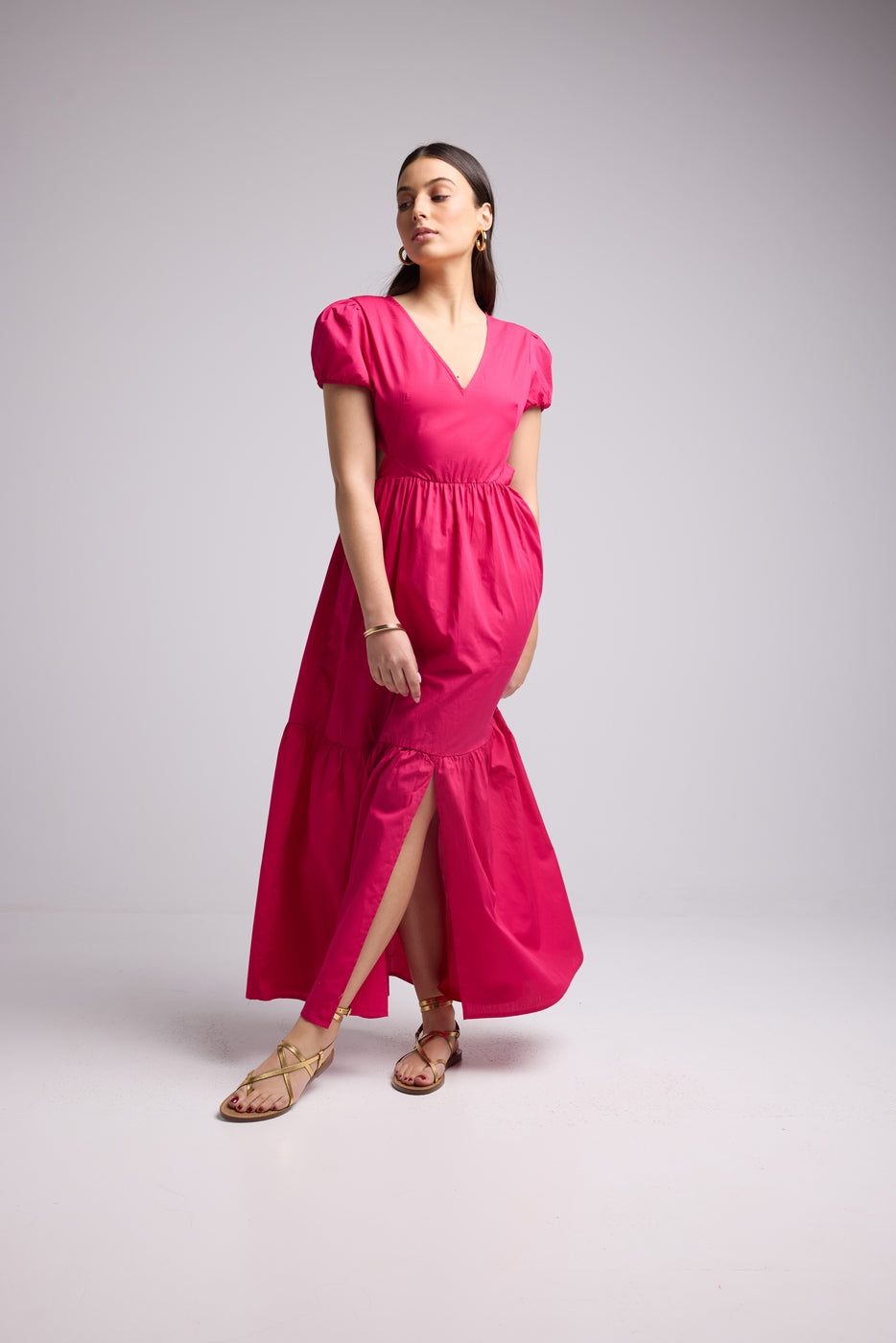 Vestido Largo - Paloma - Rosa