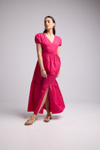 Vestido Largo - Paloma - Rosa