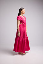 Robe Longue - Paloma - Rose