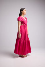 Vestido Largo - Paloma - Rosa