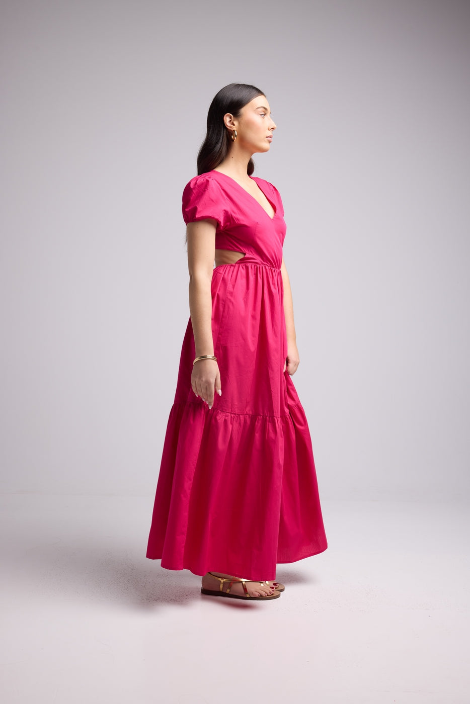 Vestido Largo - Paloma - Rosa