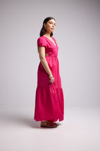 Vestido Largo - Paloma - Rosa