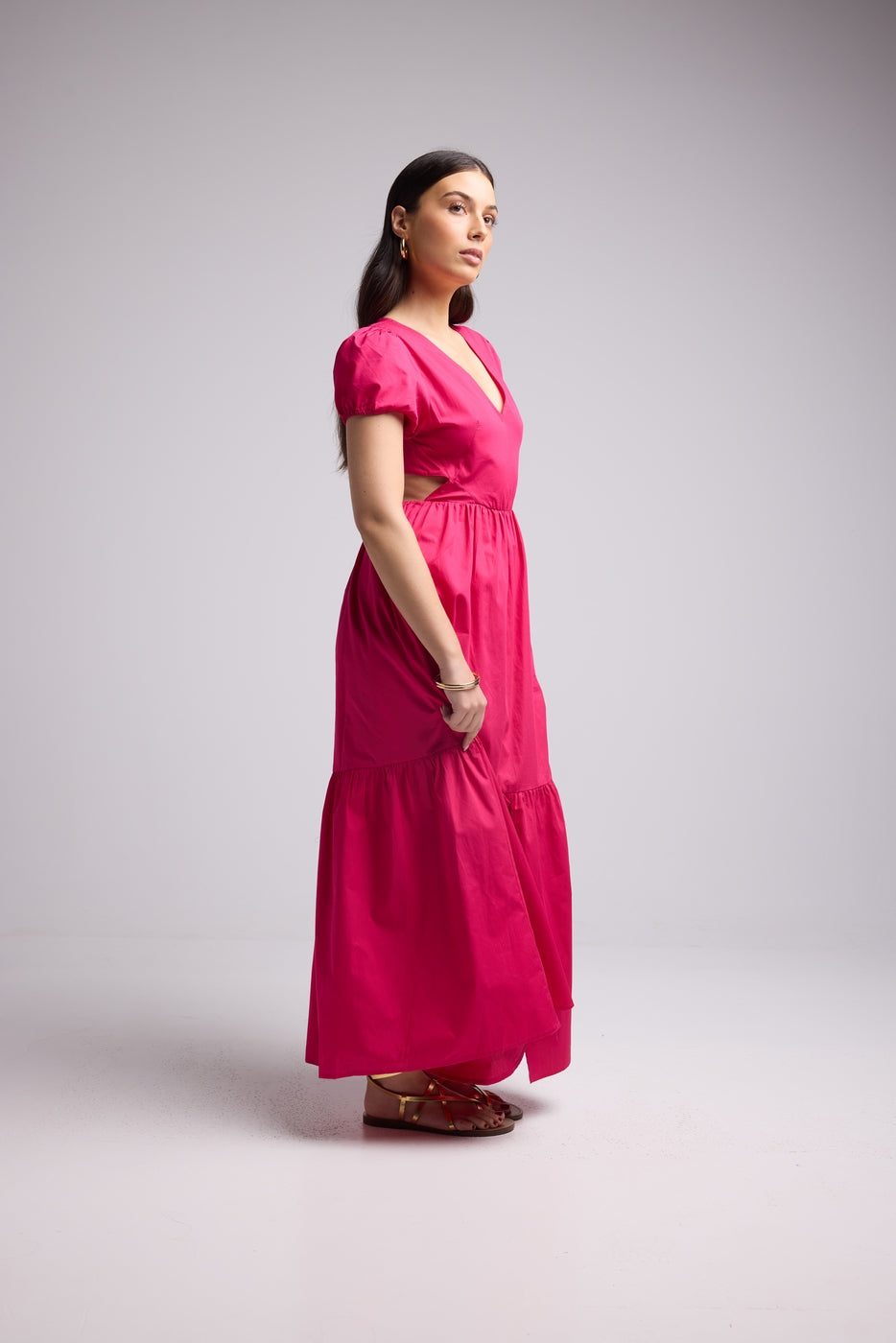 Vestido Largo - Paloma - Rosa