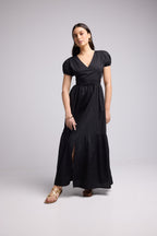 Vestido Largo - Paloma - Negro