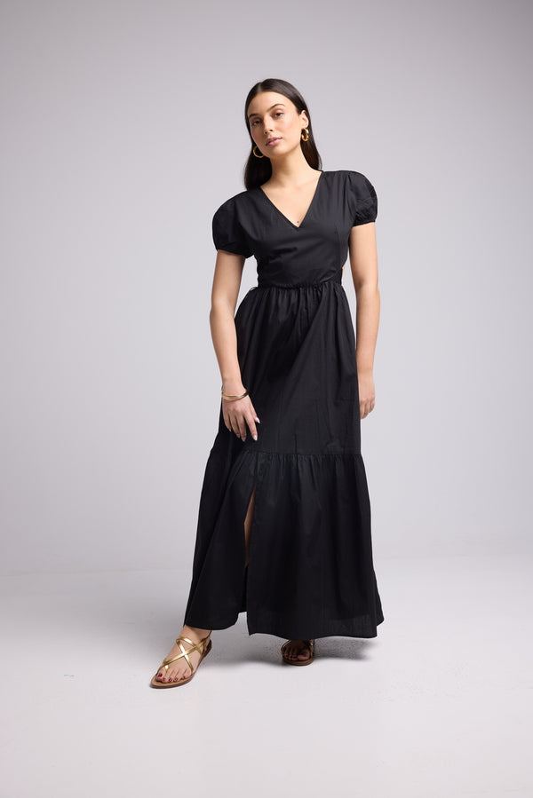 Vestido Largo - Paloma - Negro