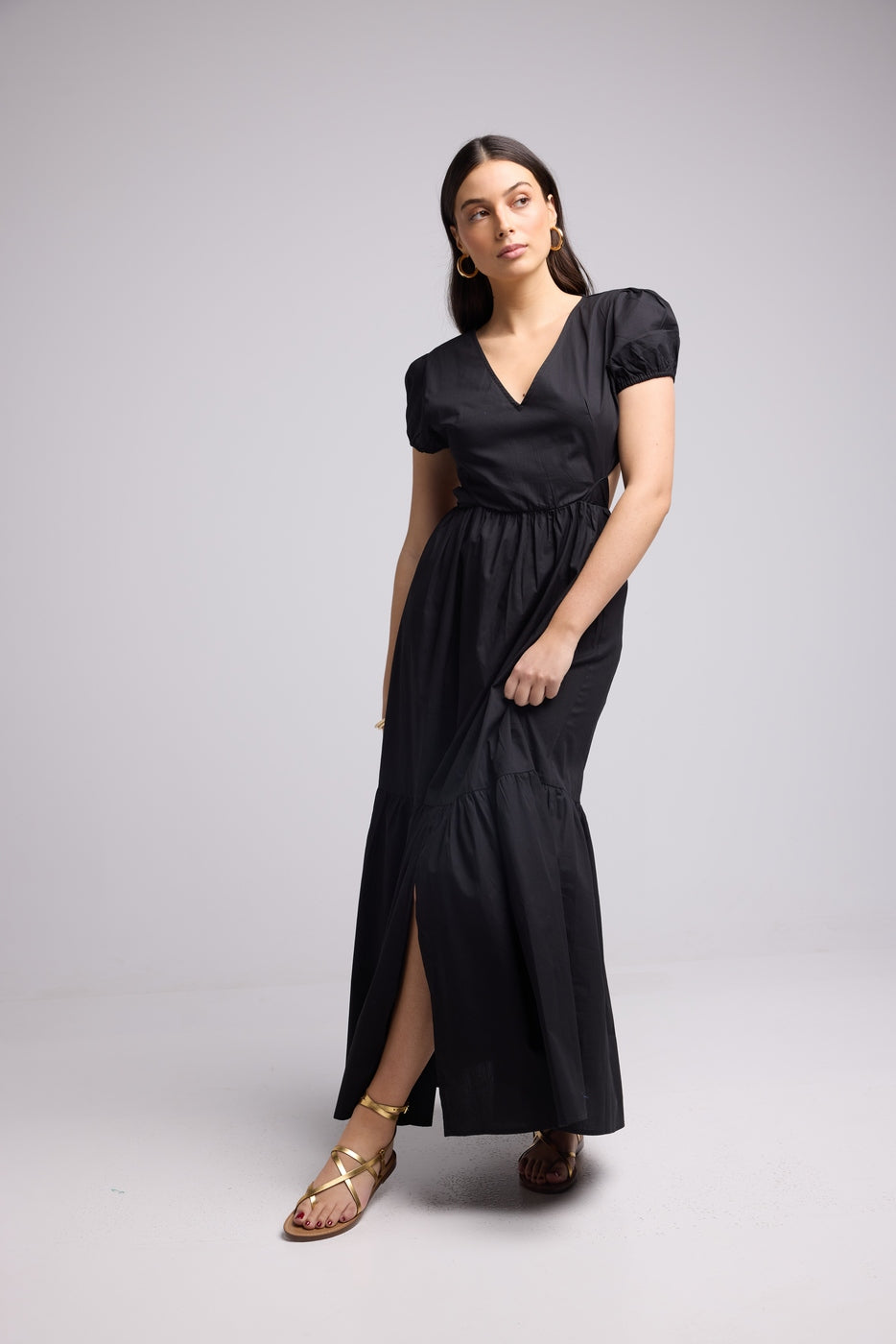 Vestido Largo - Paloma - Negro