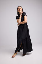Vestido Largo - Paloma - Negro