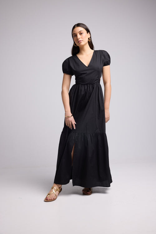 Robe Longue - Paloma - Noir
