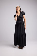 Vestido Largo - Paloma - Negro