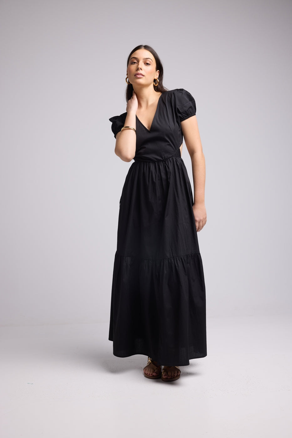 Vestido Largo - Paloma - Negro