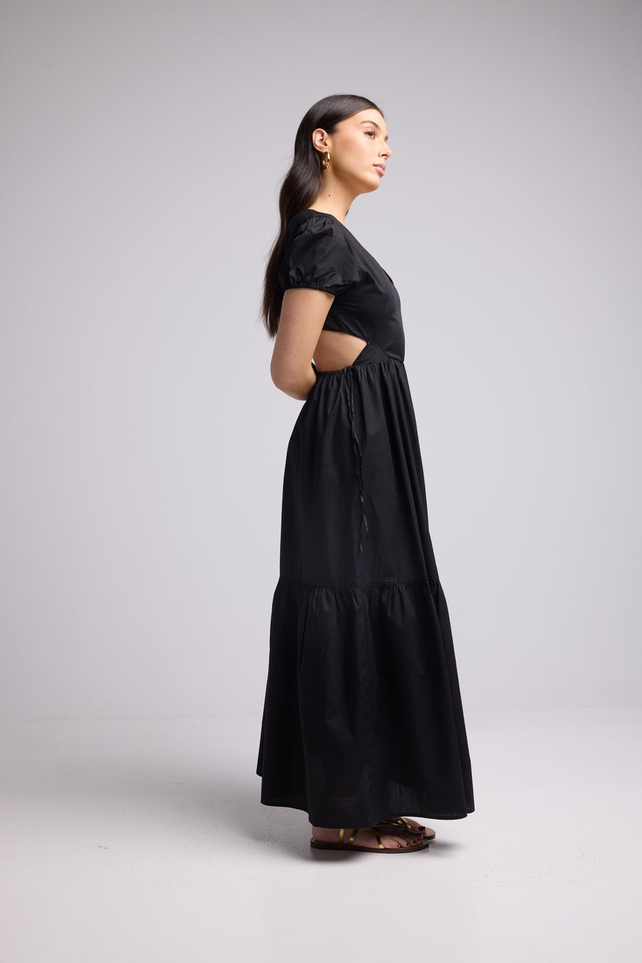 Vestido Largo - Paloma - Negro