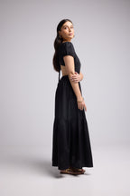 Vestido Largo - Paloma - Negro