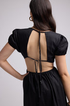 Vestido Largo - Paloma - Negro