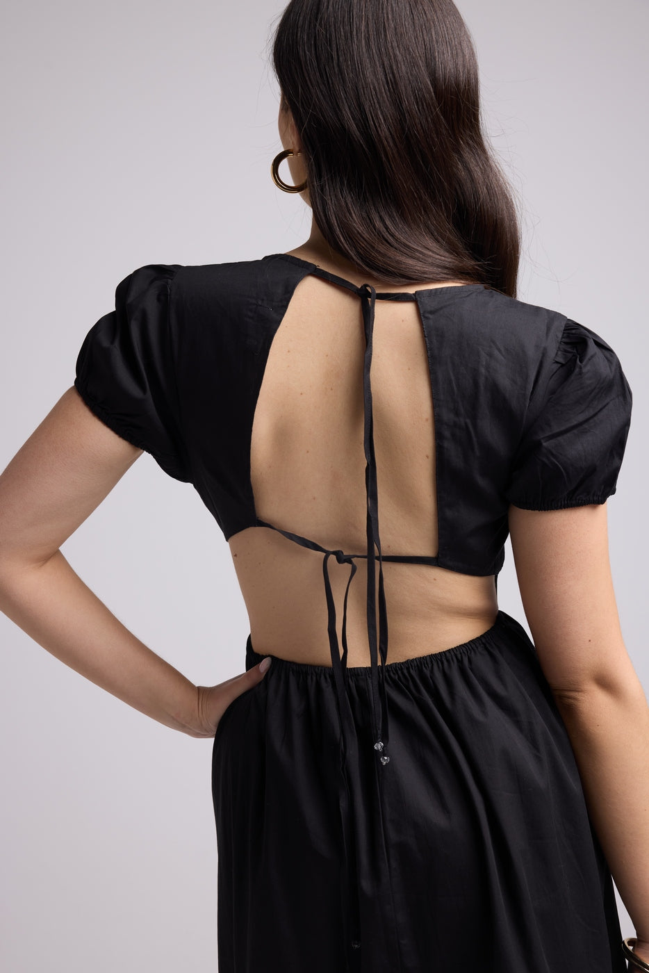 Vestido Largo - Paloma - Negro