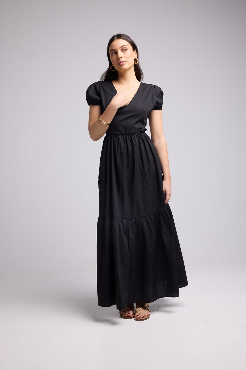 Vestido Largo - Paloma - Negro