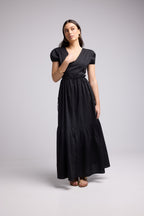 Vestido Largo - Paloma - Negro