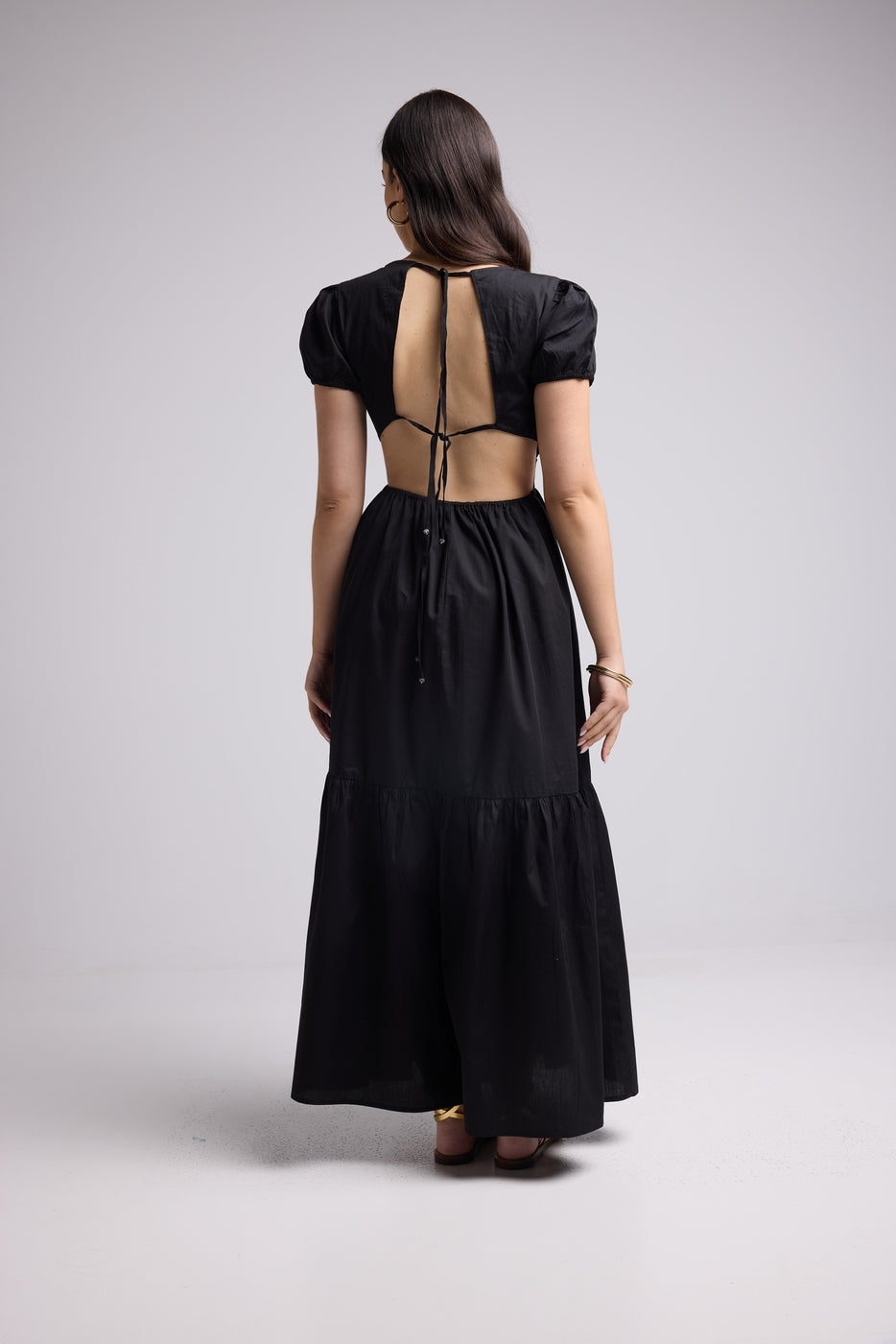 Vestido Largo - Paloma - Negro