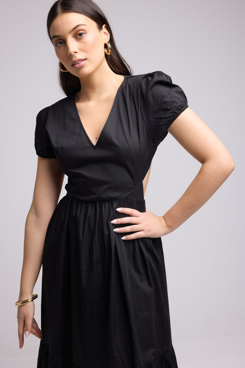 Vestido Largo - Paloma - Negro