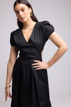 Vestido Largo - Paloma - Negro