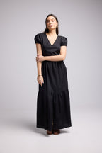 Vestido Largo - Paloma - Negro