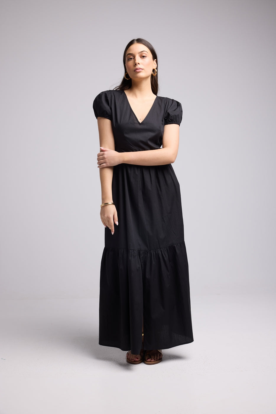 Vestido Largo - Paloma - Negro