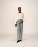 Jersey oversized estampado Paloma Beige