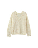 Jersey oversized estampado Paloma Beige