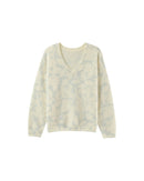 Paloma Sky Patterned Oversized Sweater