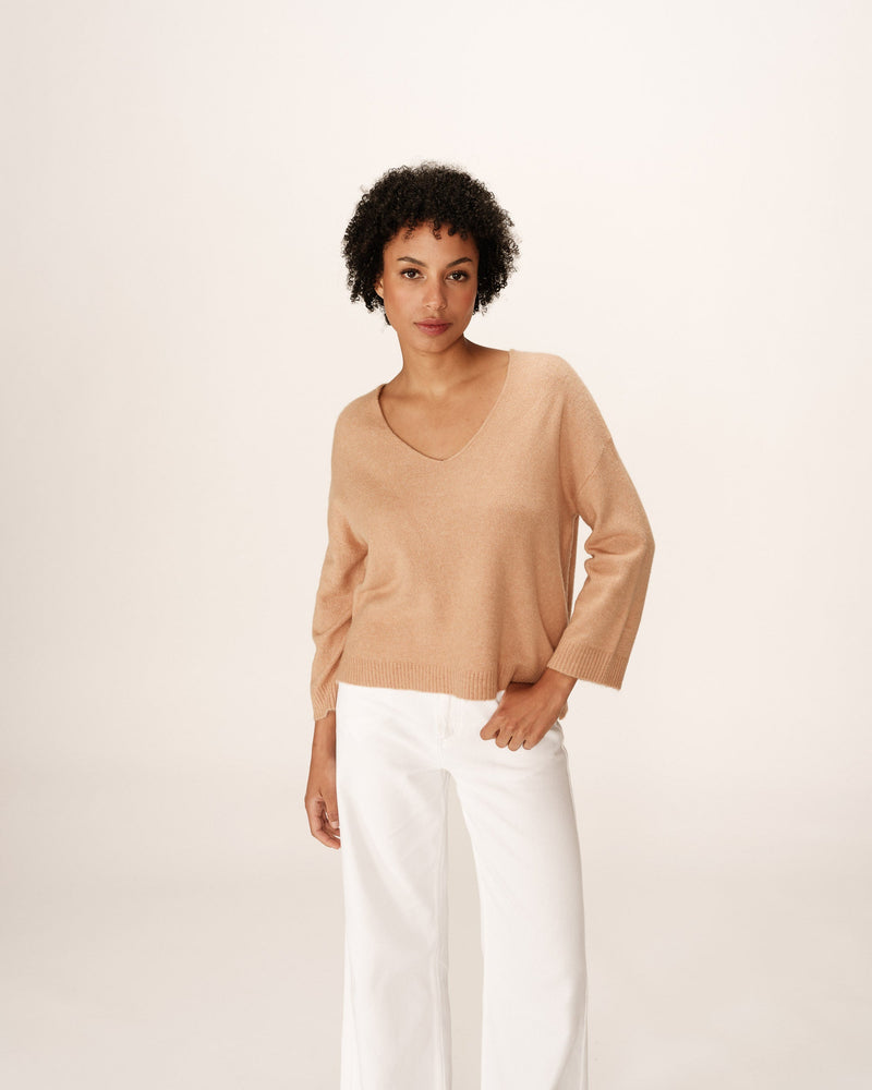 Pul 3/4 Sleeves Camel Paltrow