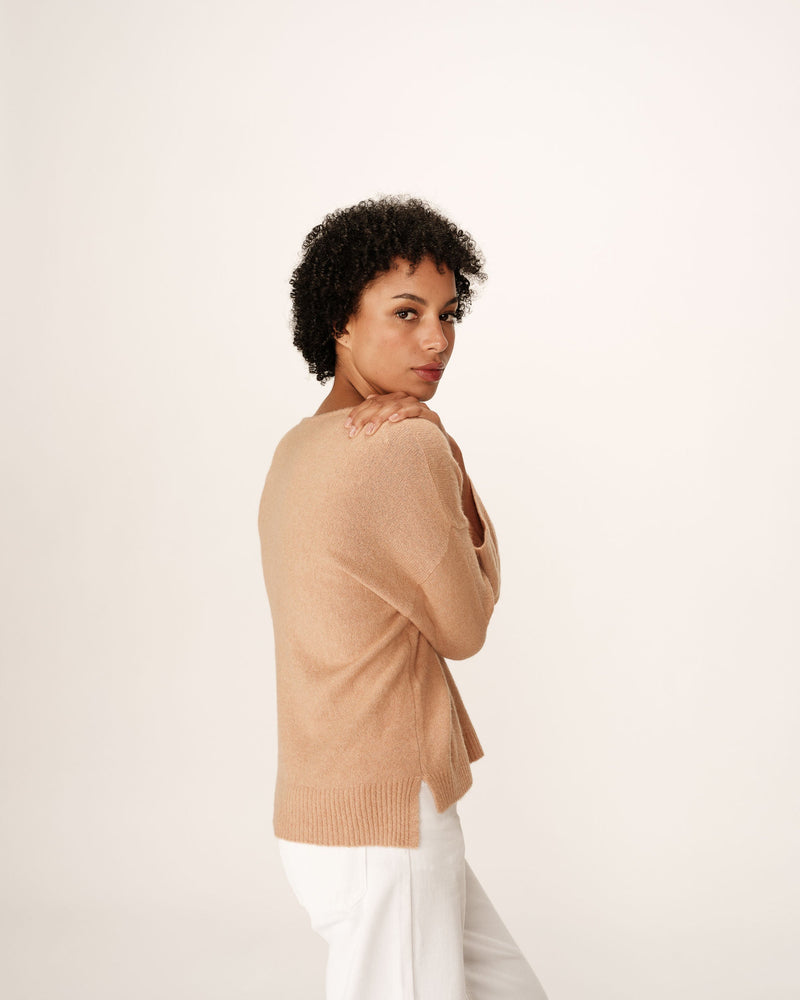 Pul 3/4 Sleeves Camel Paltrow