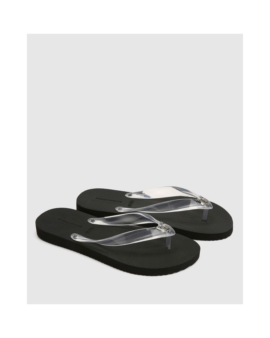 Sandalen Pampelonne - Transparent/Schwarz - Damen