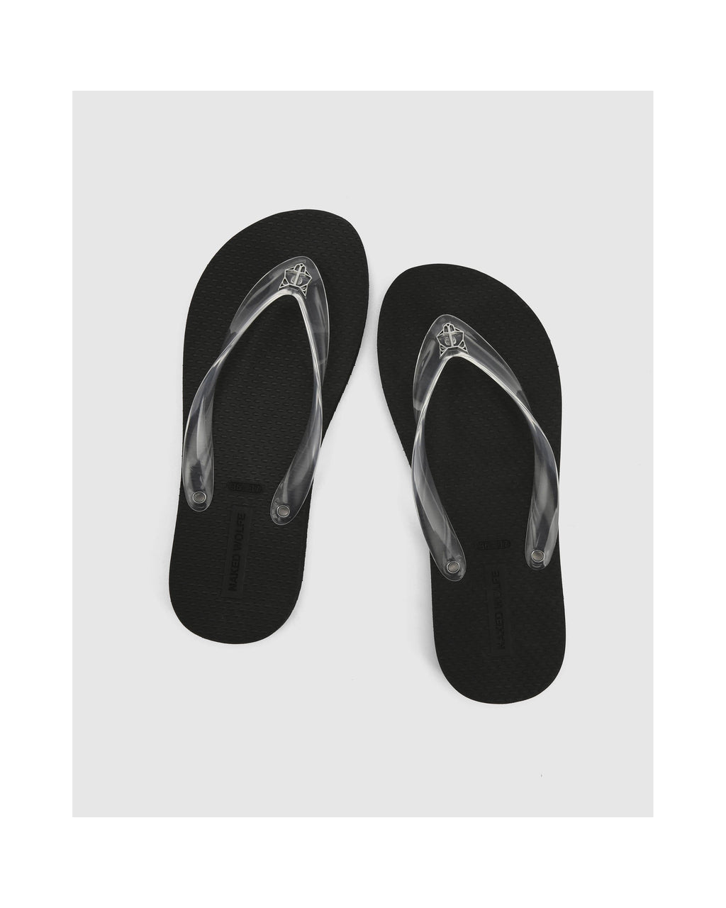 Sandalen Pampelonne - Transparent/Schwarz - Damen