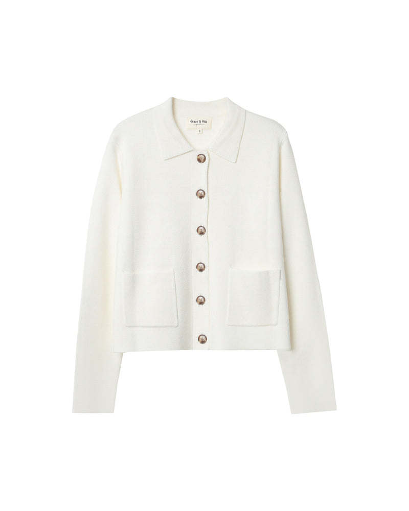 Cardigan Pam - Ecru